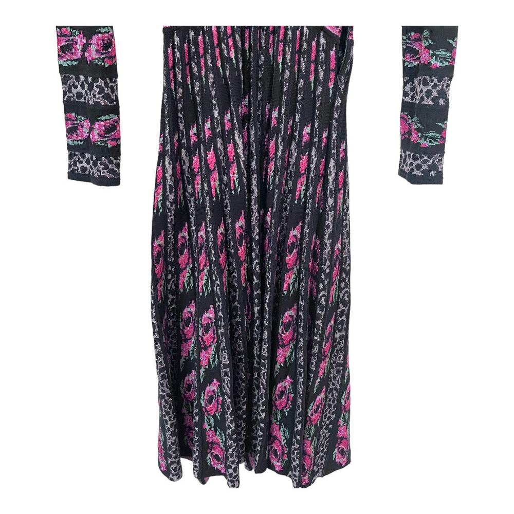 Anthropologie Cecilia Prado Emi Midi Floral Sweater Dress XS - Picture 7 of 15